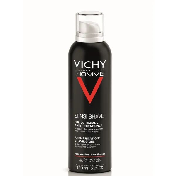 %Гель-крем для гоління Vichy Homme для чутливої шкіри 150 мл
