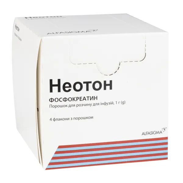 %Неотон порошок для приготування інфузійного розчину 1 г флакон №4