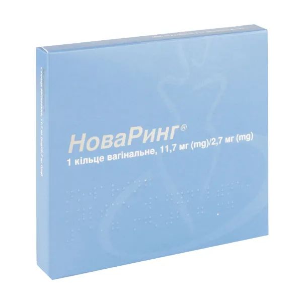 НоваРинг кольцо вагинальное 15мкг+мкг/сут №1 с аппликатором купить во Владивостоке | ОВИТА