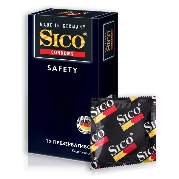 %Презервативы Sico Safety классические №12