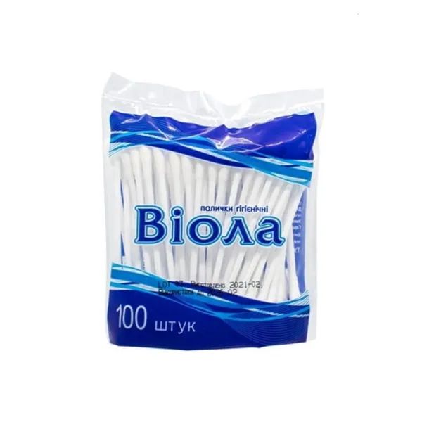 %Палочки ватные Виолы №100