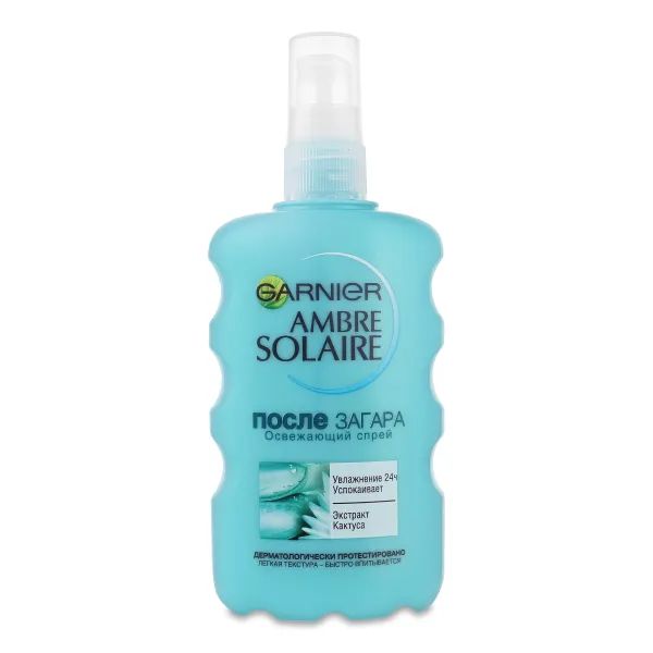 %Спрей після засмаги Garnier Ambre Solaire зволожуючий 200 мл