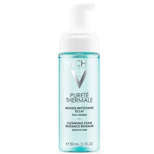 %Пенка для очищения кожи лица Vichy Purete Thermale для всех типов кожи даже чувствительной 150 мл