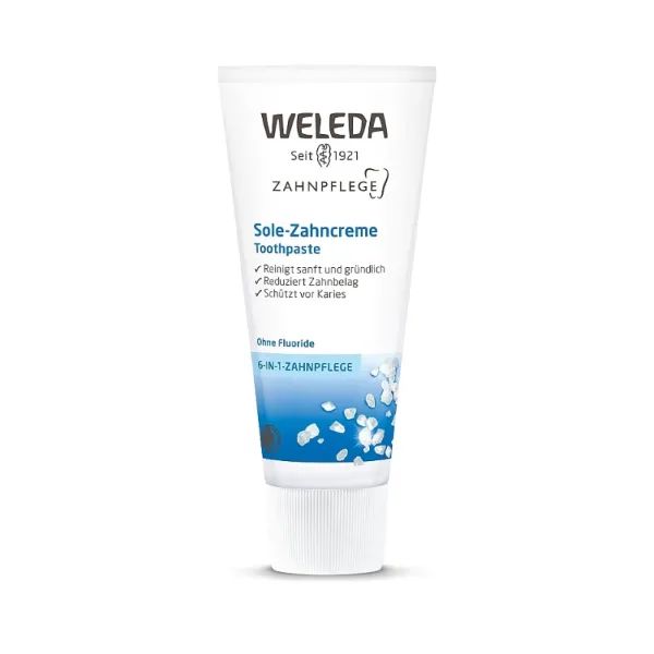 %Зубная паста Weleda с минеральной солью 75 мл