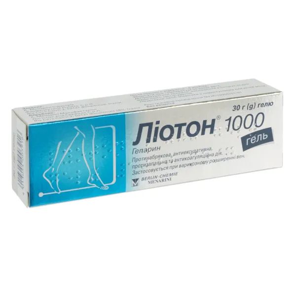 %Ліотон 1000 гель туба 30 г