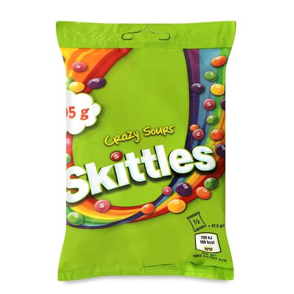 %Драже Skittles Кисломікс 95 г