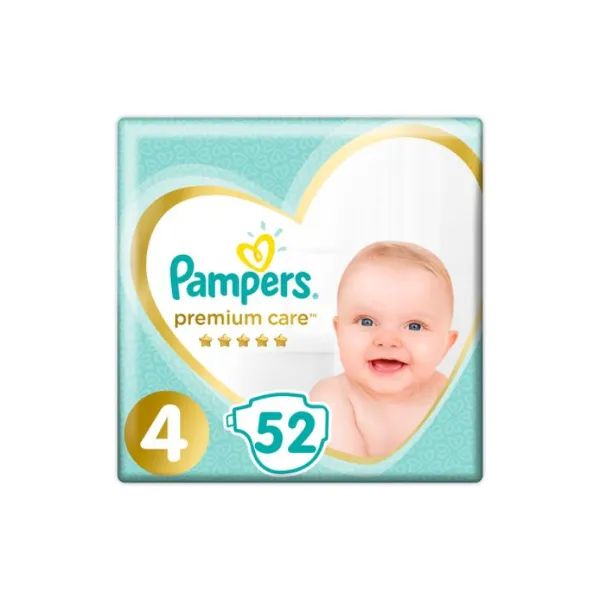 %Подгузники детские Pampers Premium Care Maxi №52