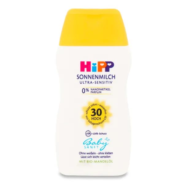 %Молочко сонцезахисне HiPP BabySanft SPF 30 50 мл