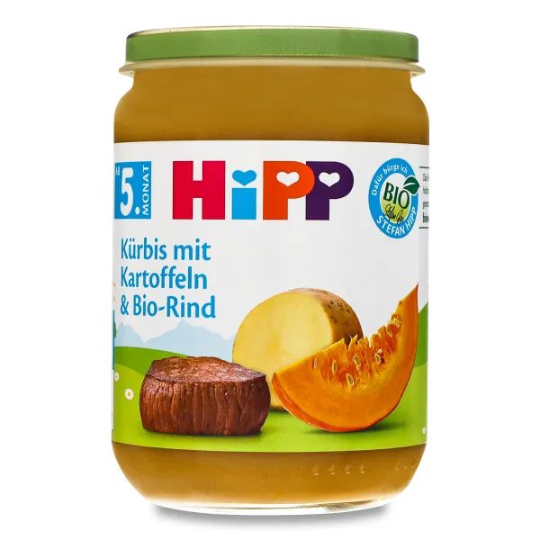 ХИПП ПЮРЕ ТЫКВА КАРТОФ. ГОВЯД. 190Г 1532 Hipp