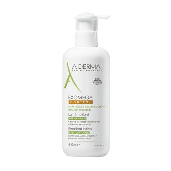 %Молочко A-Derma Exomega пом'якшувальне для тіла для догляду за атопічною шкірою 400 мл