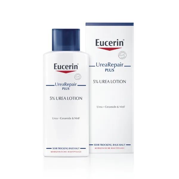 %Легкий увлажняющий лосьон для тела Eucerin 5% для сухой кожи урея 250 мл