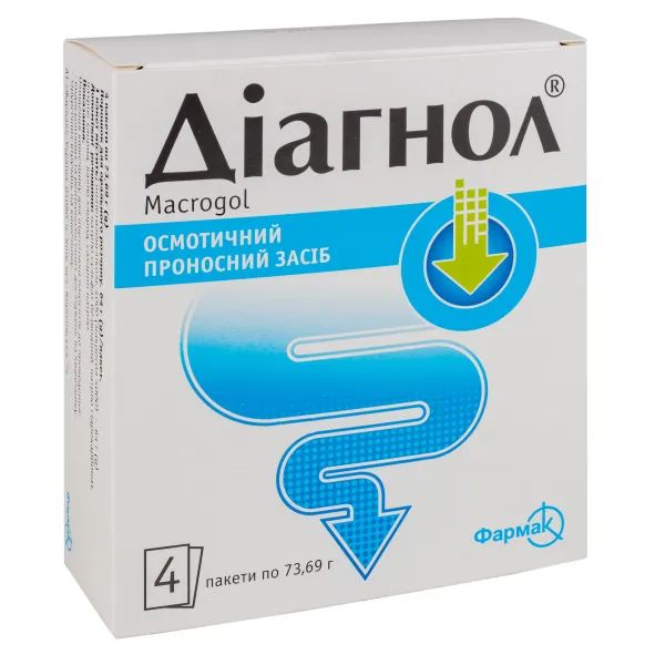 %Діагнол порошок для орального розчину 64 г пакет 73,69 г №4