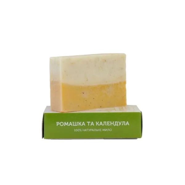 %Мыло натуральное ЯКА ромашка и календула 75 г