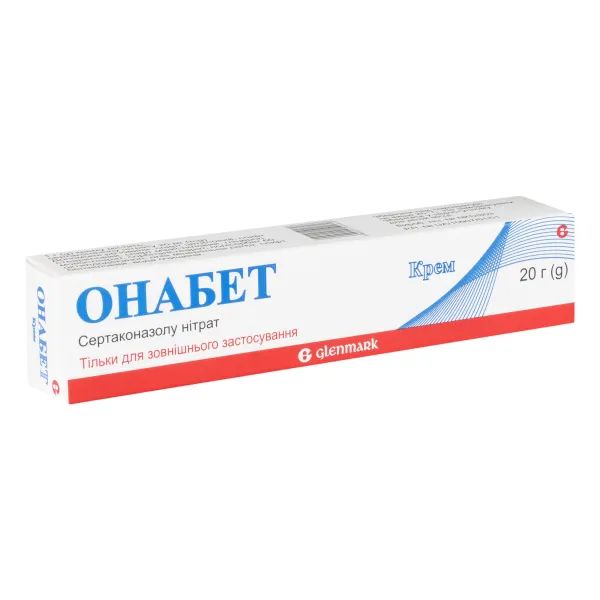 %Онабет крем 20 мг/г туба 20 г