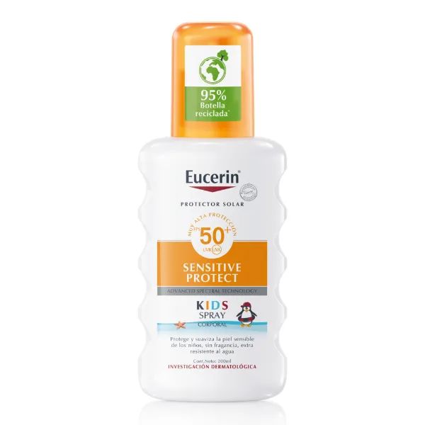 %Сонцезахистний спрей Eucerin для дітей SPF 50 200 мл