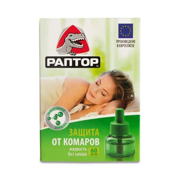 %Жидкость от комаров Раптор 60 ночей