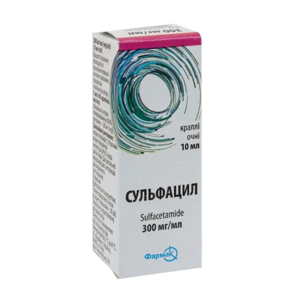 %Сульфацил-натрия капли глазные 300 мг/мл флакон 10 мл