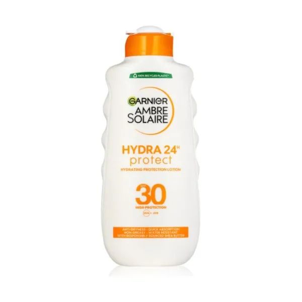 %Молочко для засмаги Garnier Ambre Solaire SPF 30 ультразволожуюче 200 мл