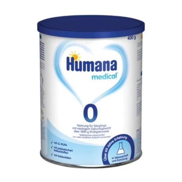 %Молочная сухая смесь Humana 0 mit LC pufa 400 г