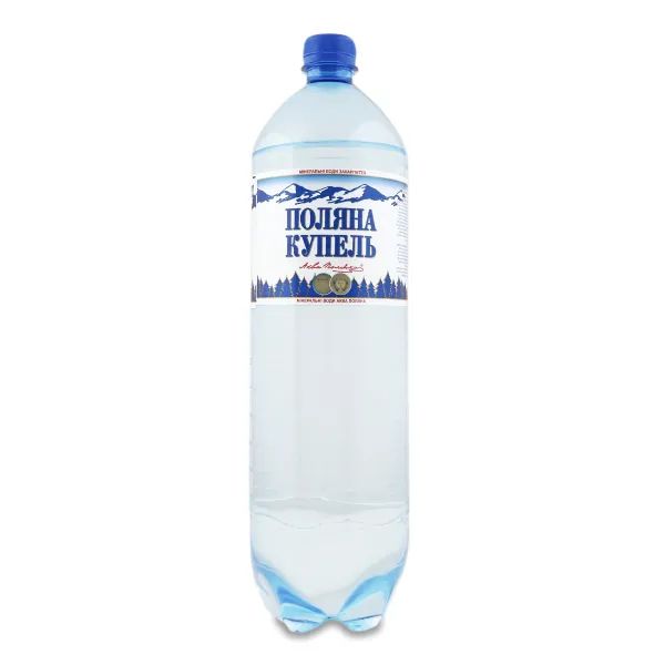%Вода мінеральна Поляна Купель 1,5 л