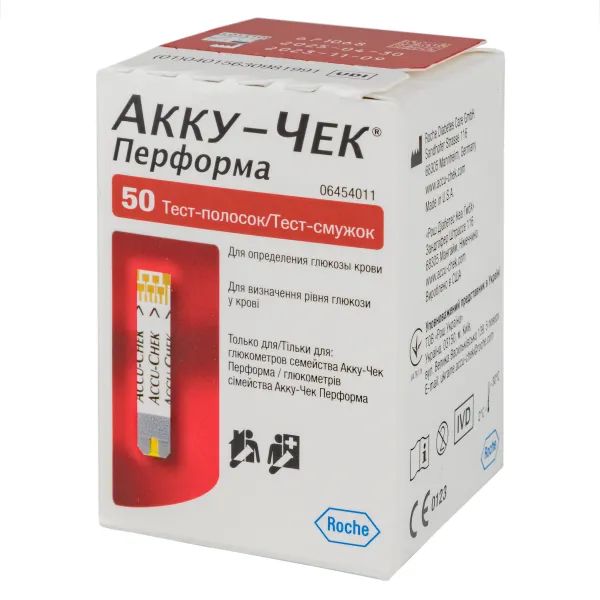 %Тест-смужки Акку-Чек Перформа №50