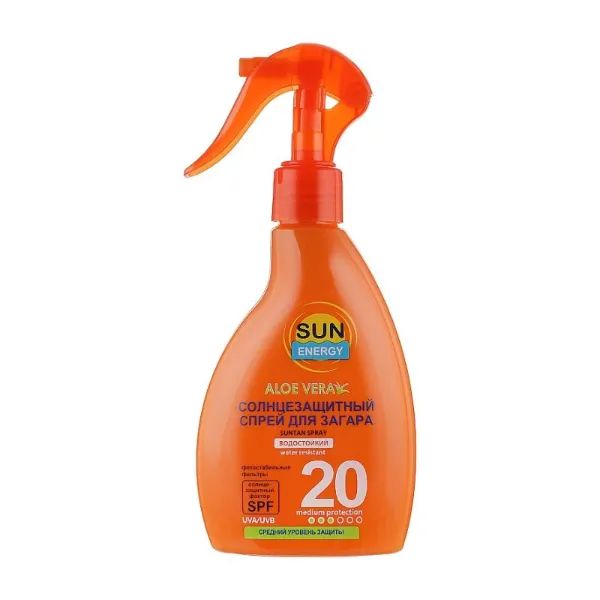 %Спрей для загара Sun Energy SPF 20 200 мл