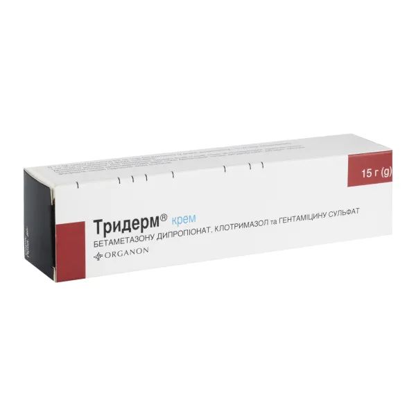 %Тридерм крем туба 15 г