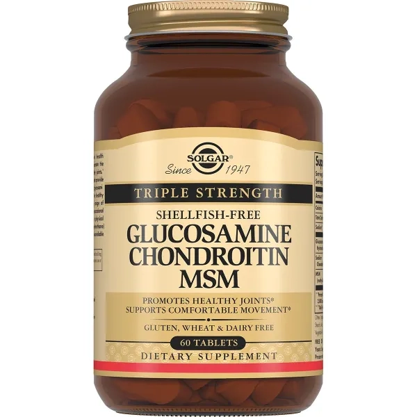 %Solgar Комплекс глюкозамина, хондроитина и МСМ таблетки №60