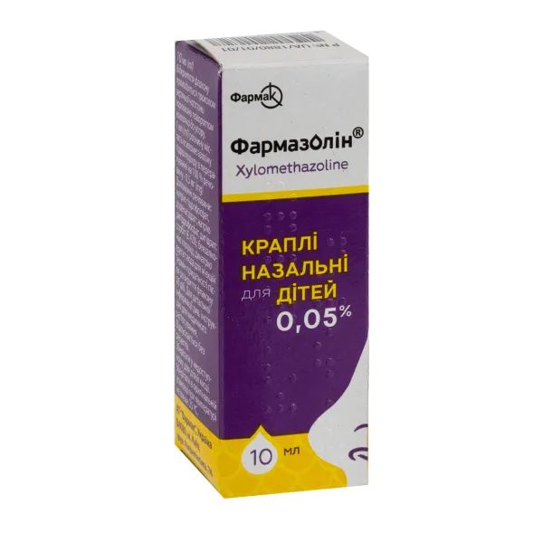 %Фармазолін краплі назальні 0,05 % флакон 10 мл