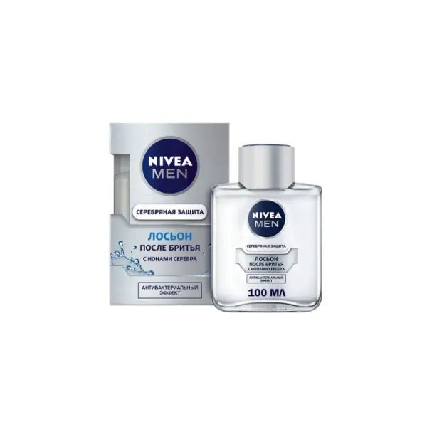 %Лосьон после бритья Nivea Men серебряная защита 100 мл