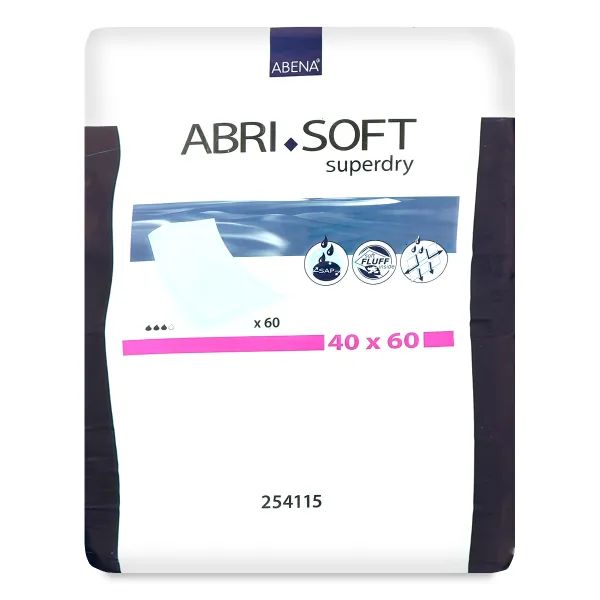 %Пеленки впитывающие abri-soft superdry 40 х 60 см №60