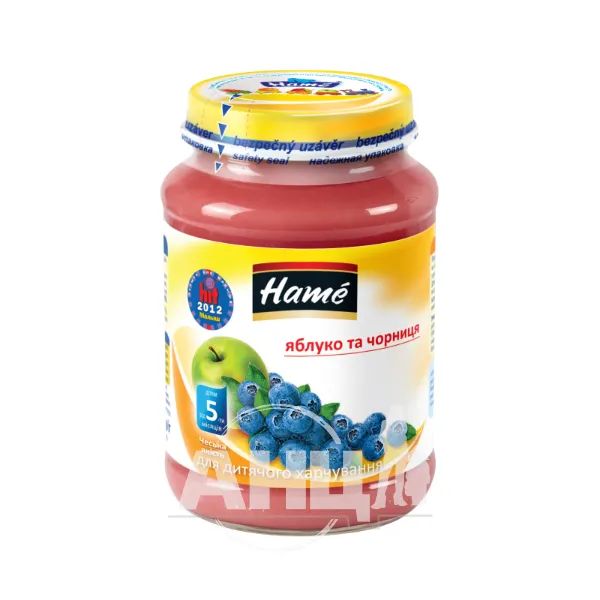 %Пюре Hame яблоко черника 190 г