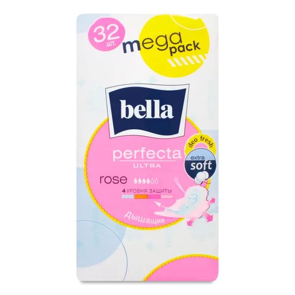 %Прокладки гігієнічні Bella Perfecta Ultra Rose deo Fresh №32