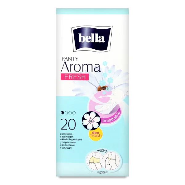 %Прокладки гігієнічні щоденні Bella Panty Aroma Fresh №20