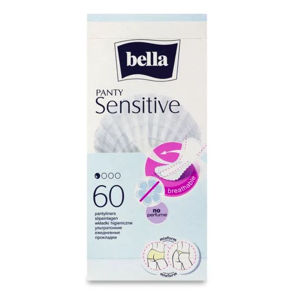 %Прокладки гігєнічні щоденні Bella Panty Sensitive №60
