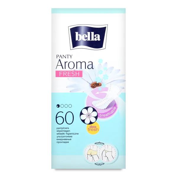 %Прокладки гігієнічні щоденні Bella Panty Aroma Fresh №60