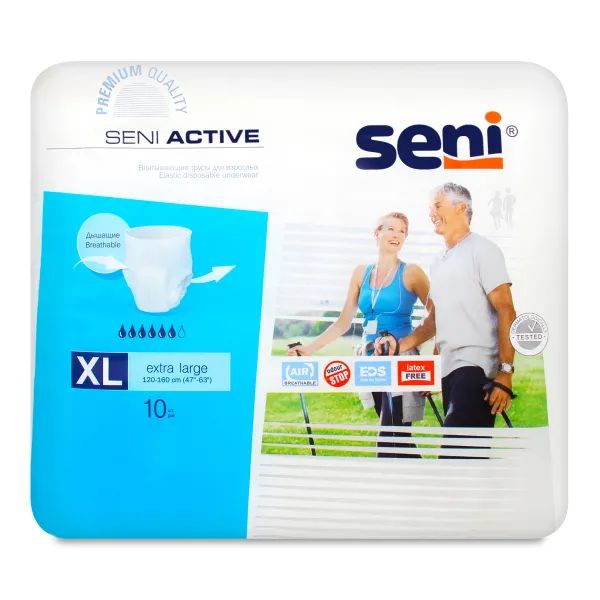 %Підгузки для дорослих Seni Active extra large №10