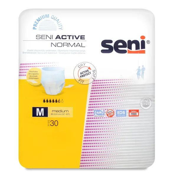%Підгузки для дорослих Seni Active normal medium №30