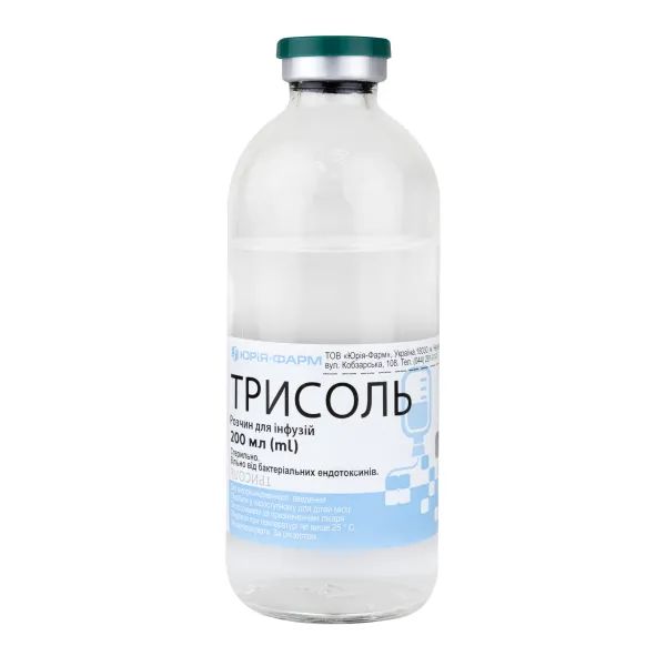 %Трисоль раствор для инфузий бутылка 200 мл