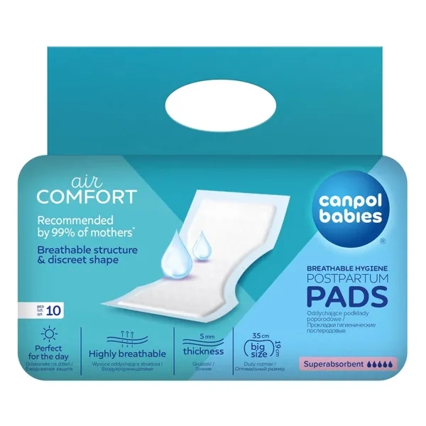 %Прокладки післяпологові Canpol Babies супер 73/003
