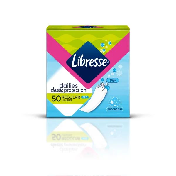 %Прокладки ежедневные Libresse Dailies Classic Protection Deo №50