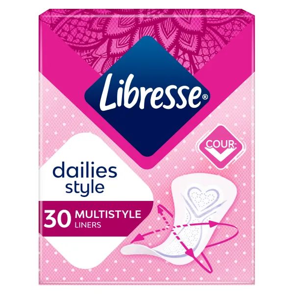 %Прокладки ежедневные гигиенические Libresse Dailies Style Multistyle №30