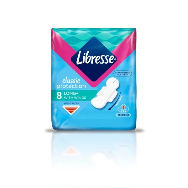 %Гигиенические прокладки Libresse Classic Protection Long №8