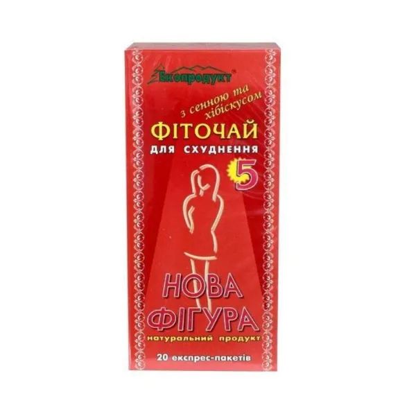 %Фиточай Новая фигура-5 с сенной и гибискусом 2г №20