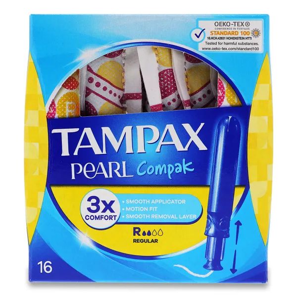%Тампони Tampax Compak Regular Duo №16