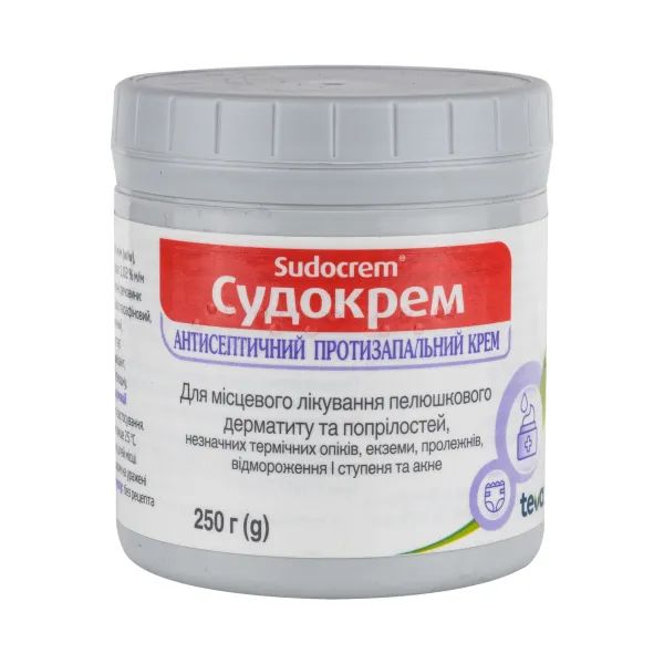 %Судокрем крем для наружного применения баночка 250 г