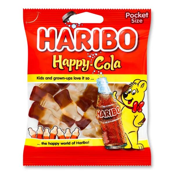 %Желейные конфеты Haribo Happy Cola 100 г