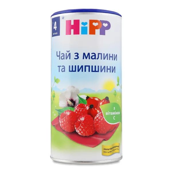 %Чай HiPP з малини та шипшини 200 г