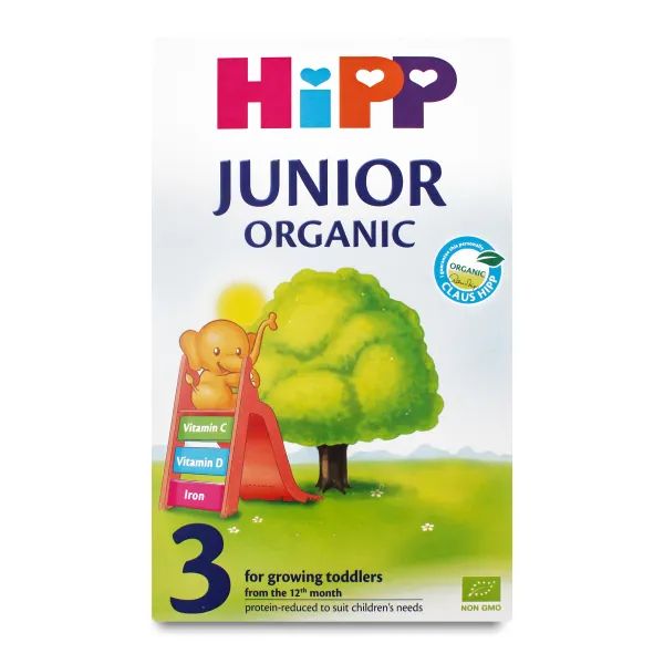 %Органічне дитяче сухе молочко Hipp Organic 3 500 г