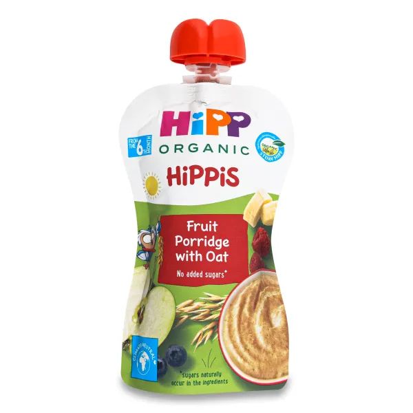 %Фруктова каша HiPP вівсяна 100 г
